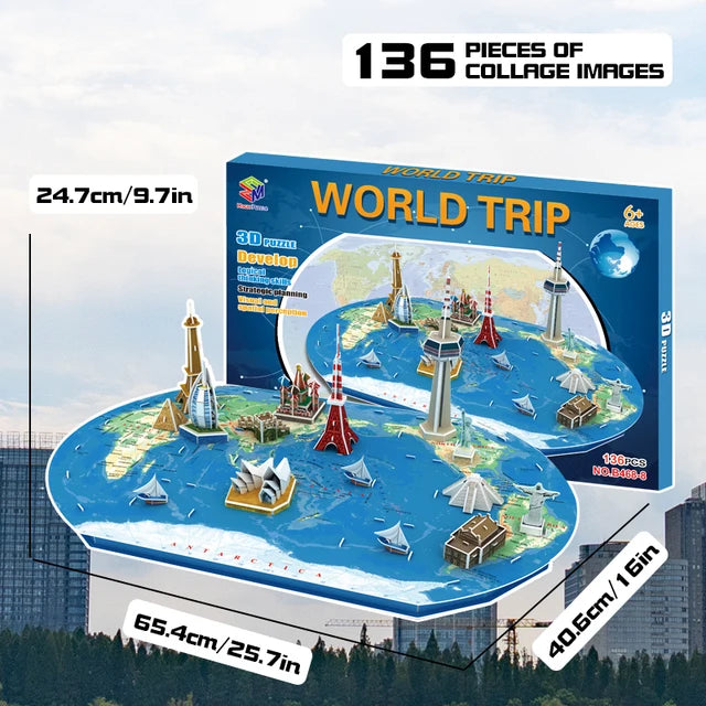 Welt Reise 3D Puzzle/ Sonnensystem