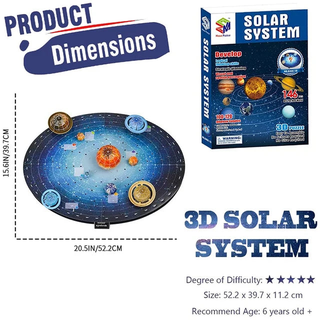 Welt Reise 3D Puzzle/ Sonnensystem